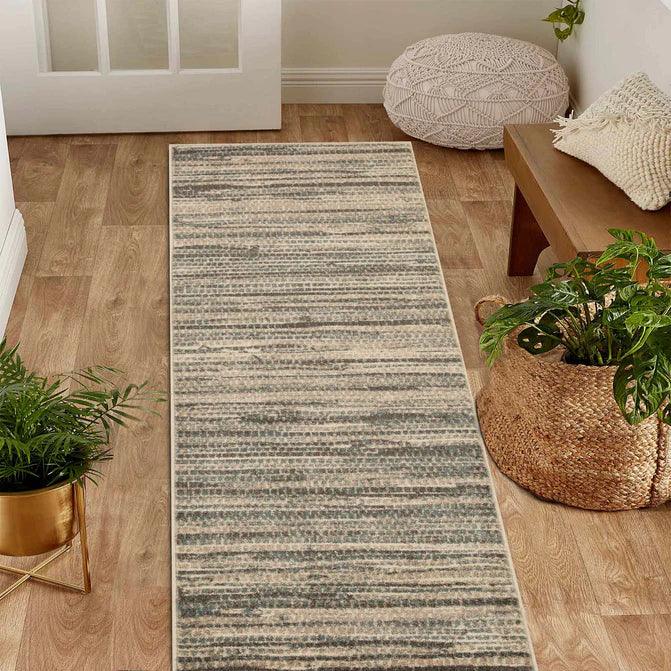 Montouk Pastel Striped Indoor Area Rugs or Runner Rug - Rugs by Superior
