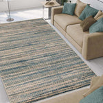 Montouk Pastel Striped Indoor Area Rugs or Runner Rug - Rugs by Superior