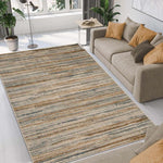 Montouk Pastel Striped Indoor Area Rugs or Runner Rug - Rugs by Superior