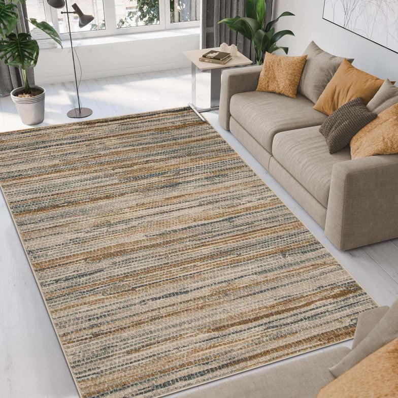 Montouk Pastel Striped Indoor Area Rugs or Runner Rug - Rugs by Superior