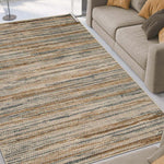 Montouk Pastel Striped Indoor Area Rugs or Runner Rug - Rugs by Superior