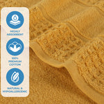 Napa Zero Twist Cotton Solid Waffle Honeycomb 9 Piece Towel Set - Towel Set by Superior