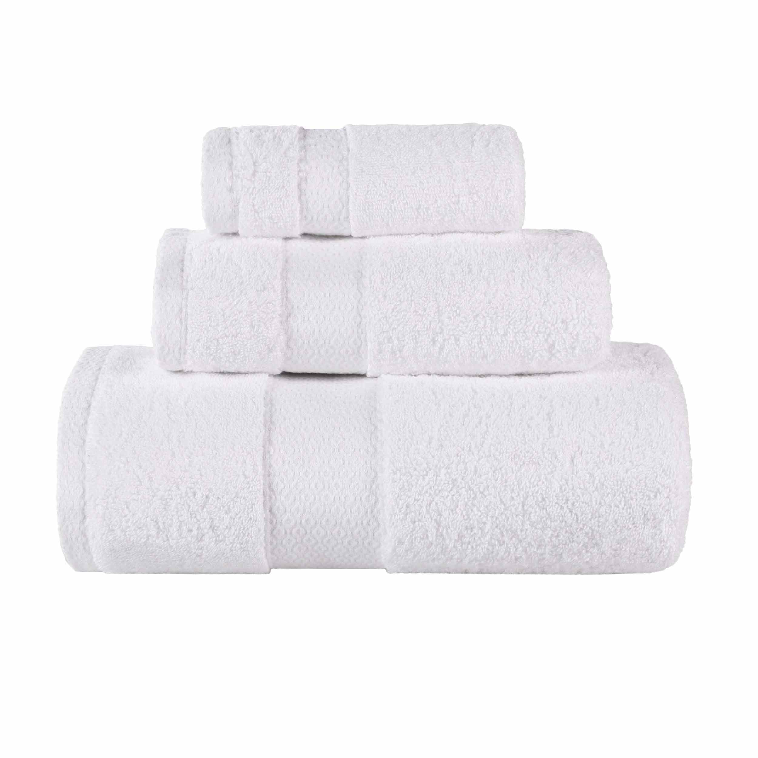 Egyptian Giza Cotton Plush Soft Towel Set 3 Piece - Egyptian Cotton Towel Set by Superior Brand