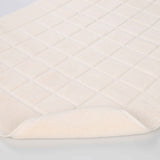 Nora Cotton Solid Absorbent Thick Checkered Washable Bath Mat Set of 2 - Bath Mats by Superior