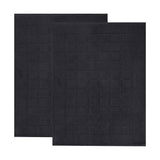 Nora Cotton Solid Absorbent Thick Checkered Washable Bath Mat Set of 2 - Bath Mats by Superior