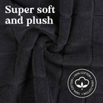 Nora Cotton Solid Absorbent Thick Checkered Washable Bath Mat Set of 2 - Bath Mats by Superior