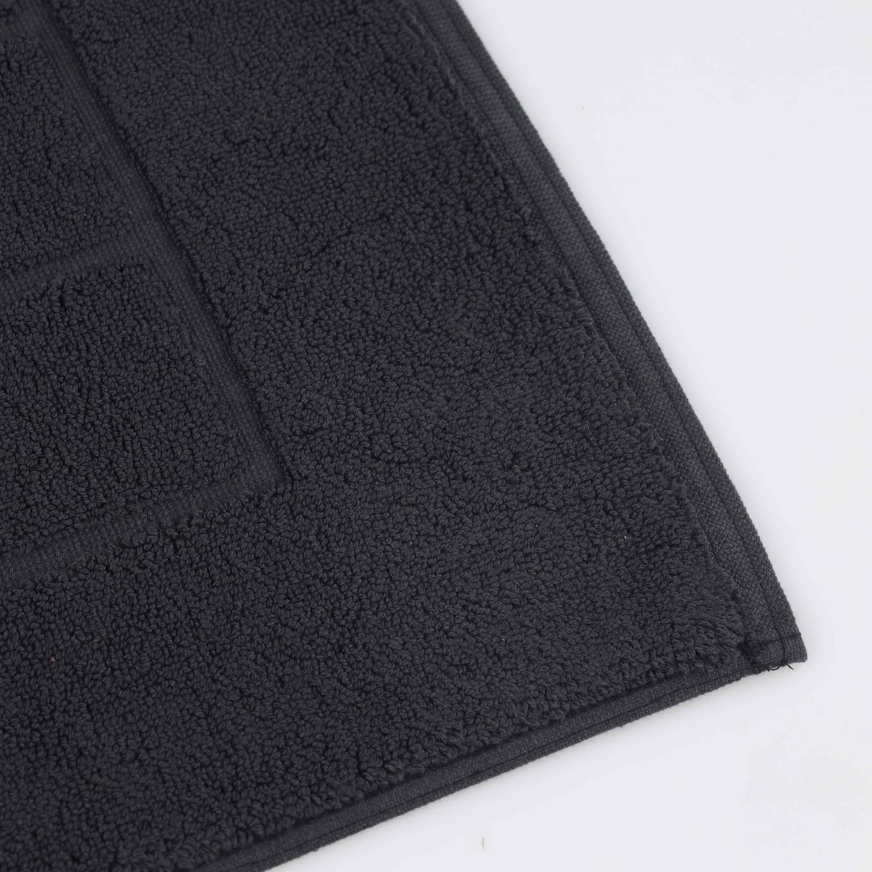 Nora Cotton Solid Absorbent Thick Checkered Washable Bath Mat Set of 2 - Bath Mats by Superior