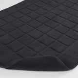 Nora Cotton Solid Absorbent Thick Checkered Washable Bath Mat Set of 2 - Bath Mats by Superior