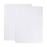 Nora Cotton Solid Absorbent Thick Checkered Washable Bath Mat Set of 2 - Bath Mats by Superior