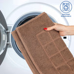 Nora Cotton Solid Absorbent Thick Checkered Washable Bath Mat Set of 2 - Bath Mats by Superior
