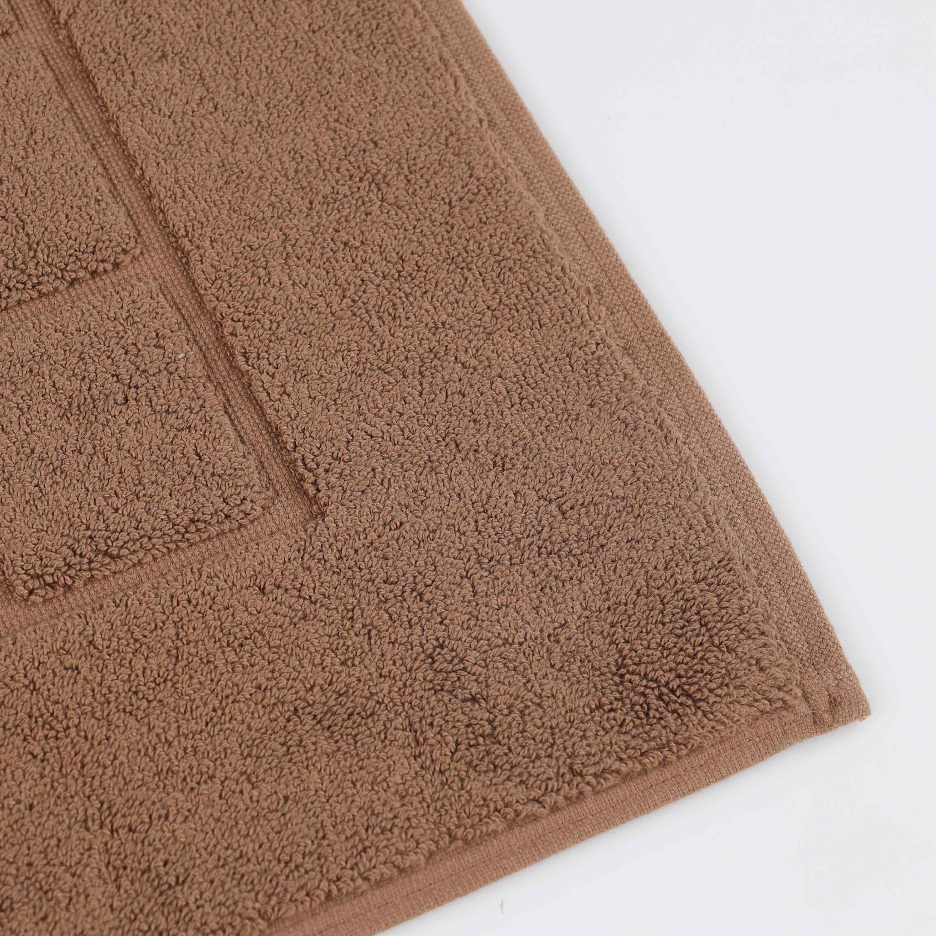 Nora Cotton Solid Absorbent Thick Checkered Washable Bath Mat Set of 2 - Bath Mats by Superior
