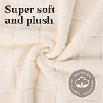Nora Cotton Solid Absorbent Thick Checkered Washable Bath Mat Set of 2 - Bath Mats by Superior