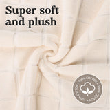 Nora Cotton Solid Absorbent Thick Checkered Washable Bath Mat Set of 2 - Bath Mats by Superior