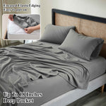 Orion Cotton Linen Blend Garment Washed Deep Pocket Bed Sheet Set - Sheet Set by Superior