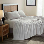 Orion Cotton Linen Blend Garment Washed Deep Pocket Bed Sheet Set - Sheet Set by Superior