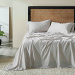 Orion Cotton Linen Blend Garment Washed Deep Pocket Bed Sheet Set - Sheet Set by Superior