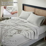 Orion Cotton Linen Blend Garment Washed Deep Pocket Bed Sheet Set - Sheet Set by Superior