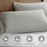 Orion Cotton Linen Blend Garment Washed Deep Pocket Bed Sheet Set - Sheet Set by Superior