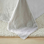 Orion Cotton Linen Blend Garment Washed Deep Pocket Bed Sheet Set - Sheet Set by Superior