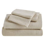 Orion Cotton Linen Blend Garment Washed Deep Pocket Bed Sheet Set - Sheet Set by Superior