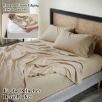Orion Cotton Linen Blend Garment Washed Deep Pocket Bed Sheet Set - Sheet Set by Superior