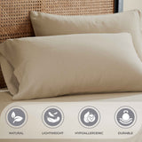 Orion Cotton Linen Blend Garment Washed Deep Pocket Bed Sheet Set - Sheet Set by Superior