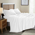 Orion Cotton Linen Blend Garment Washed Deep Pocket Bed Sheet Set - Sheet Set by Superior