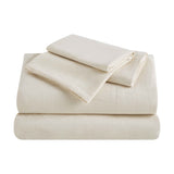 Orion Cotton Linen Blend Garment Washed Deep Pocket Bed Sheet Set - Sheet Set by Superior