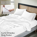 Orion Cotton Linen Blend Garment Washed Deep Pocket Bed Sheet Set - Sheet Set by Superior