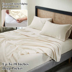 Orion Cotton Linen Blend Garment Washed Deep Pocket Bed Sheet Set - Sheet Set by Superior