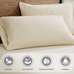 Orion Cotton Linen Blend Garment Washed Deep Pocket Bed Sheet Set - Sheet Set by Superior