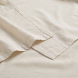 Orion Cotton Linen Blend Garment Washed Deep Pocket Bed Sheet Set - Sheet Set by Superior