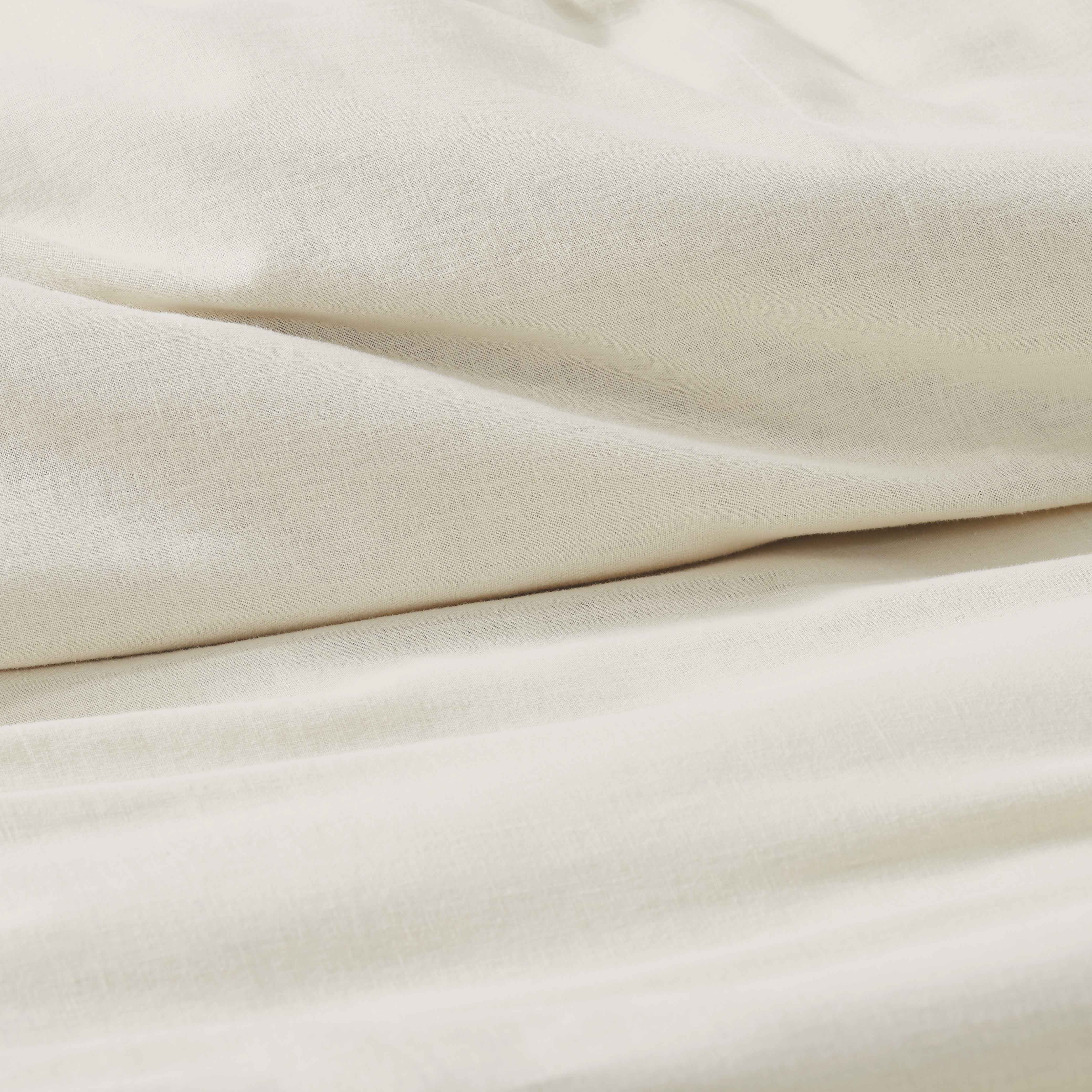 Orion Cotton Linen Garment 3 Piece Duvet Cover Set With Pillow Shams - Duvet Cover Set by Superior