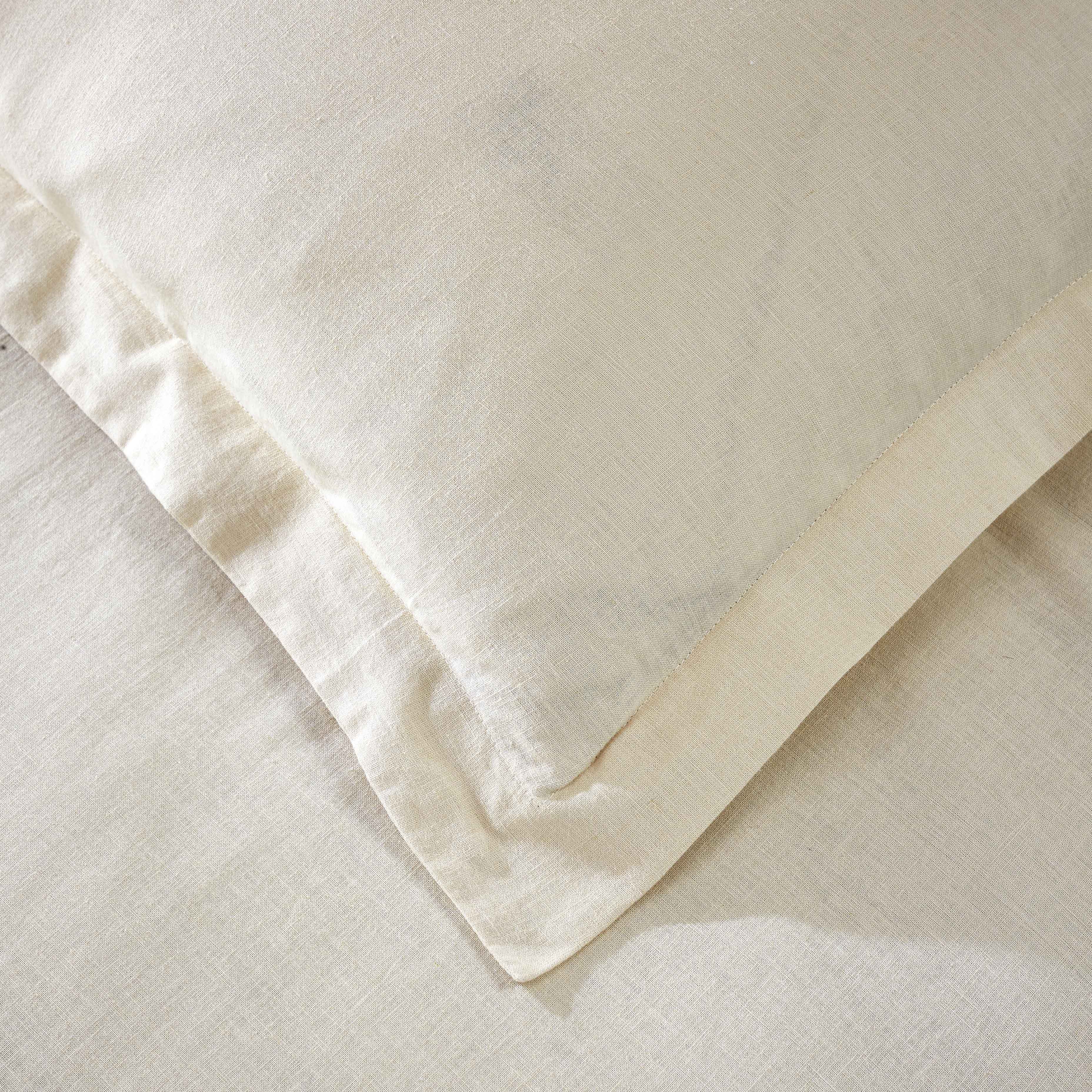 Orion Cotton Linen Garment 3 Piece Duvet Cover Set With Pillow Shams - Duvet Cover Set by Superior