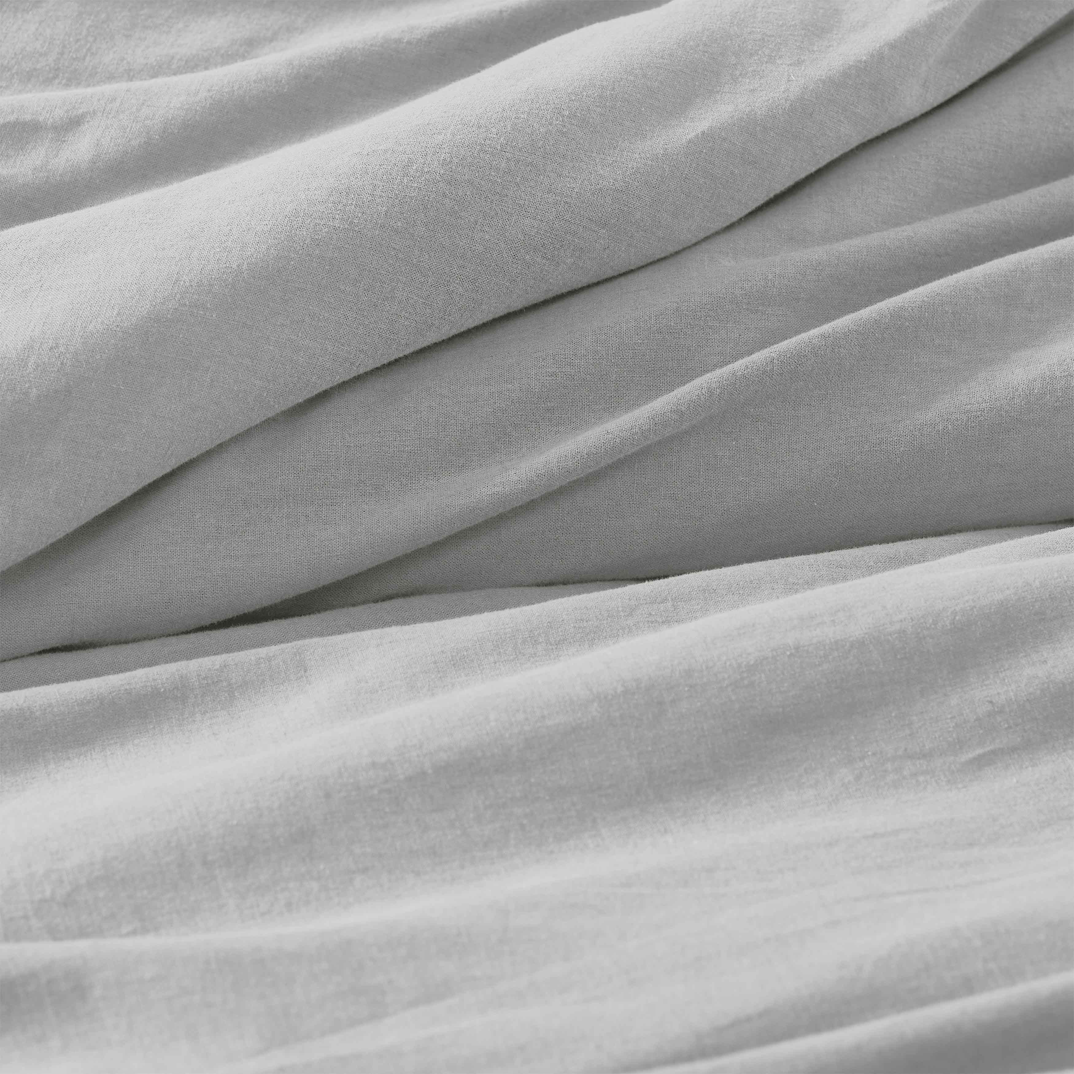 Orion Cotton Linen Garment 3 Piece Duvet Cover Set With Pillow Shams - Duvet Cover Set by Superior