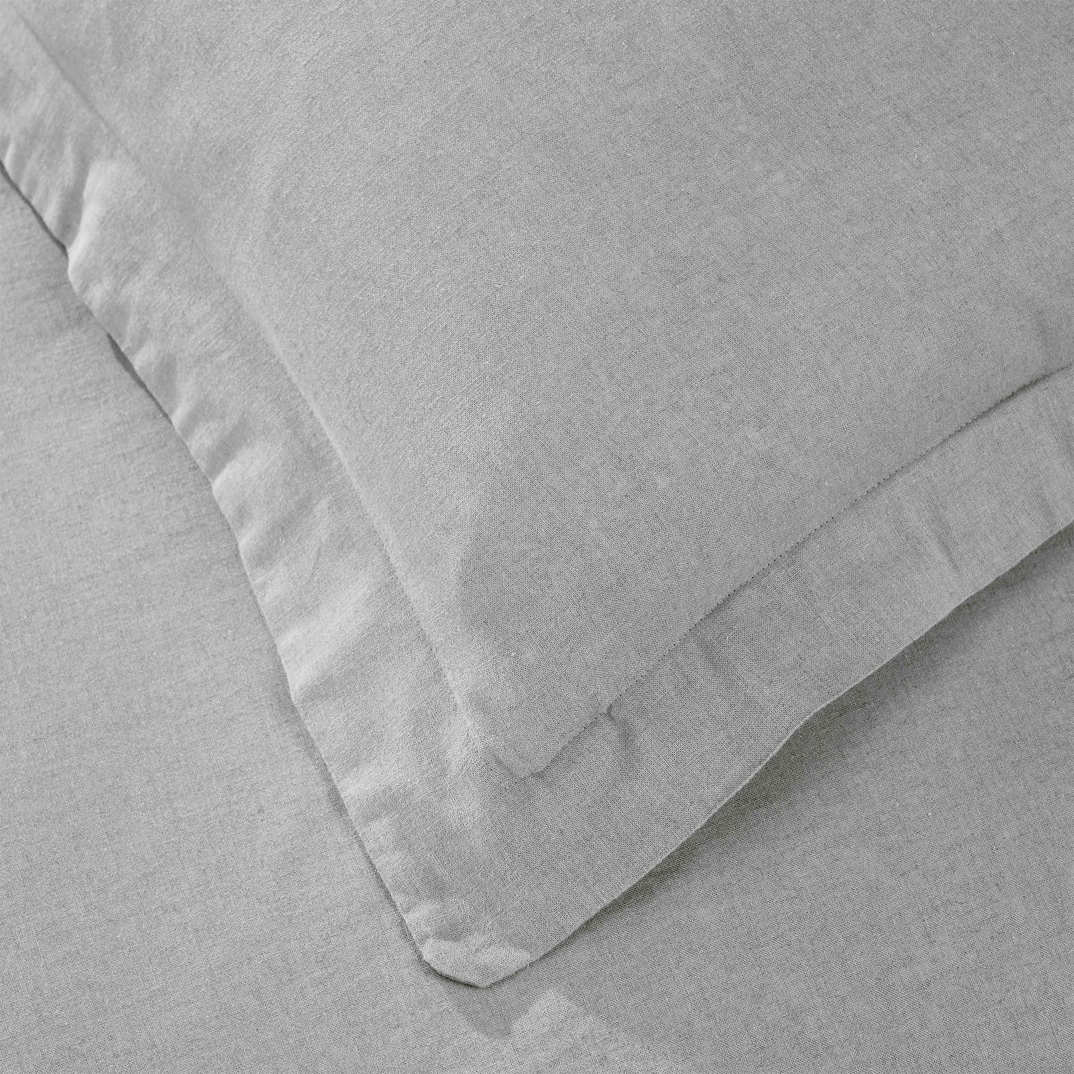 Orion Cotton Linen Garment 3 Piece Duvet Cover Set With Pillow Shams - Duvet Cover Set by Superior
