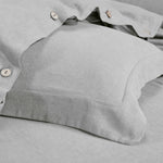 Orion Cotton Linen Garment 3 Piece Duvet Cover Set With Pillow Shams - Duvet Cover Set by Superior