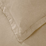 Orion Cotton Linen Garment 3 Piece Duvet Cover Set With Pillow Shams - Duvet Cover Set by Superior