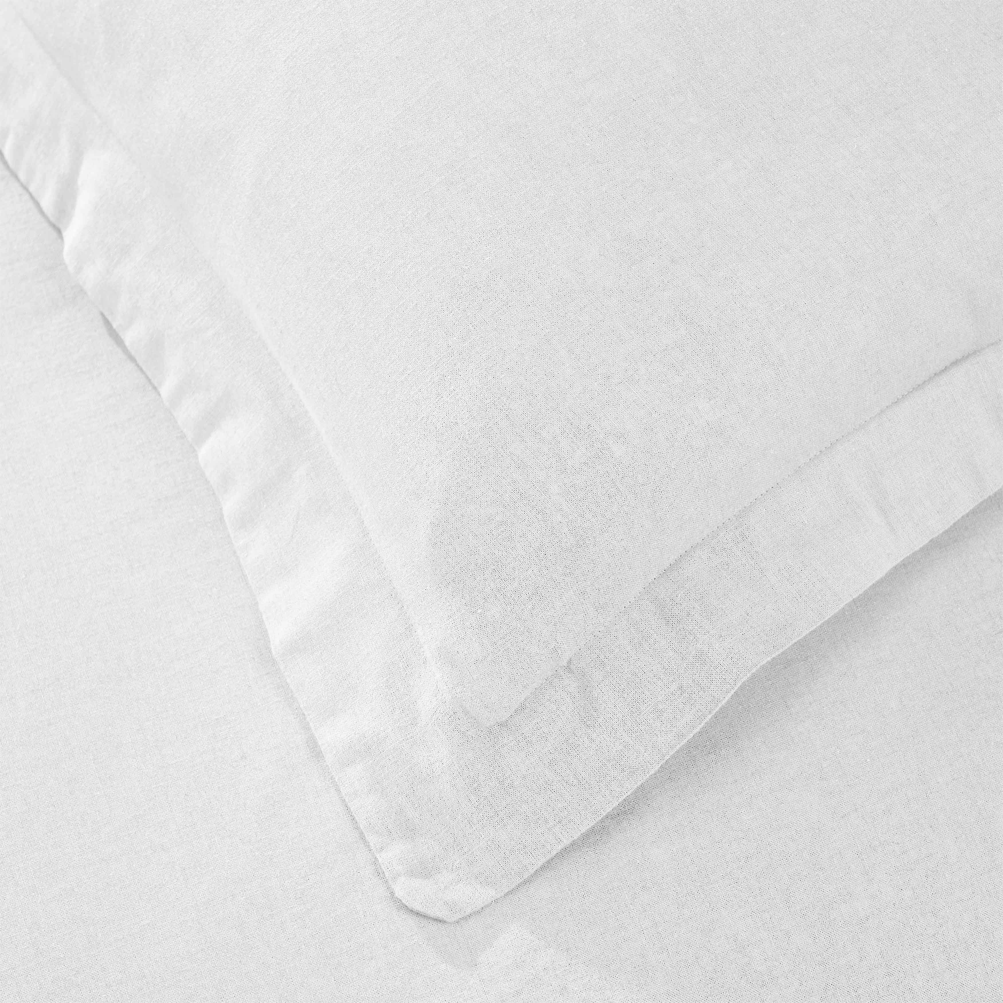 Orion Cotton Linen Garment 3 Piece Duvet Cover Set With Pillow Shams - Duvet Cover Set by Superior