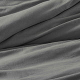 Orion Cotton Linen Garment 3 Piece Duvet Cover Set With Pillow Shams - Duvet Cover Set by Superior