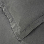 Orion Cotton Linen Garment 3 Piece Duvet Cover Set With Pillow Shams - Duvet Cover Set by Superior