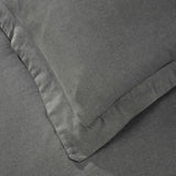 Orion Cotton Linen Garment 3 Piece Duvet Cover Set With Pillow Shams - Duvet Cover Set by Superior