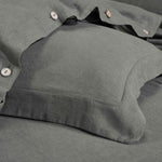 Orion Cotton Linen Garment 3 Piece Duvet Cover Set With Pillow Shams - Duvet Cover Set by Superior