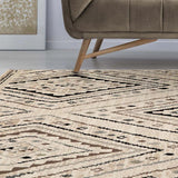 Ozark Geometric Diamonds Indoor Large Area Rugs Or Runner Rug - Rugs by Superior