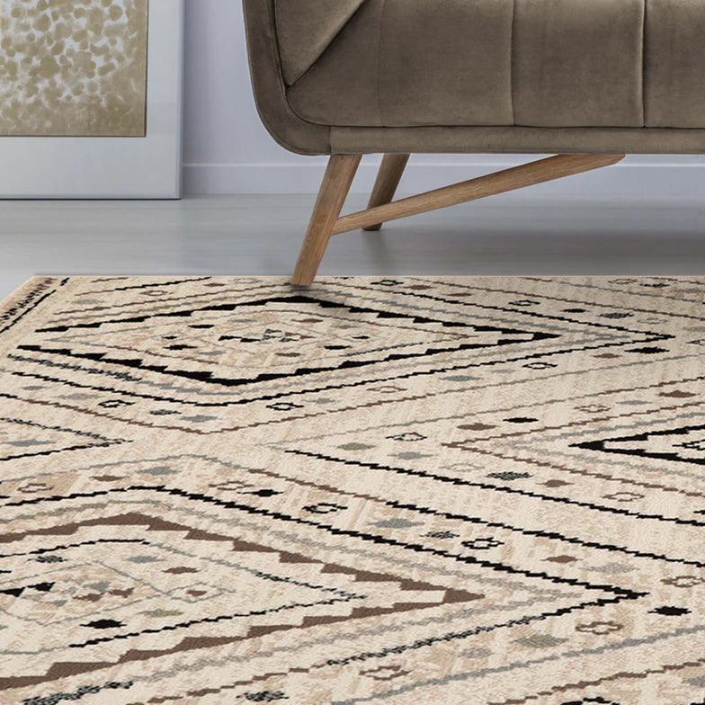 Ozark Geometric Diamonds Indoor Large Area Rugs Or Runner Rug - Rugs by Superior