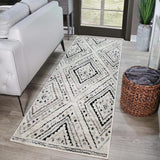 Ozark Geometric Diamonds Indoor Large Area Rugs Or Runner Rug - Rugs by Superior