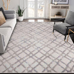Paxson Geometric Diamond Lattice Indoor Outdoor Area Rug - Rugs by Superior