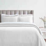 Peploi Medium Weight Jacquard Matelasse Floral Wreath Bedspread Set - Bedspread by Superior