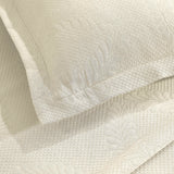 Peploi Medium Weight Jacquard Matelasse Floral Wreath Bedspread Set - Bedspread by Superior