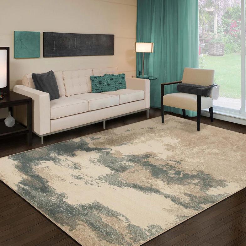 Pixi Abstract Multi-Tone Area Rugs or Runner Rug - Rugs by Superior